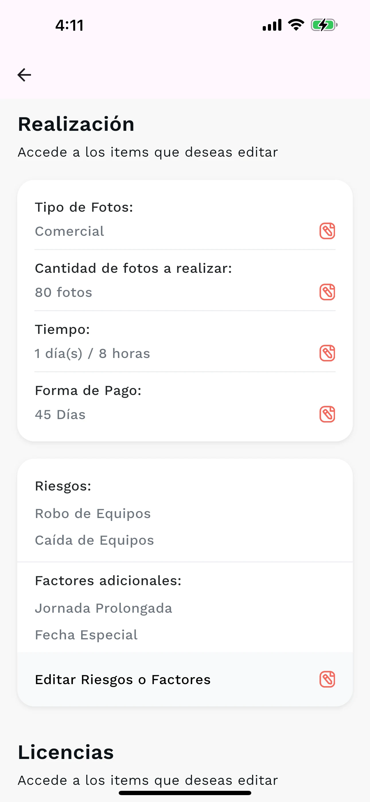 Freelo screenshot